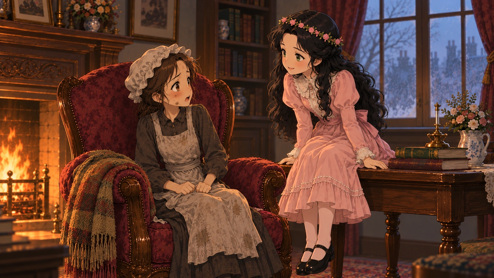 小公女セーラ・場面98の挿絵