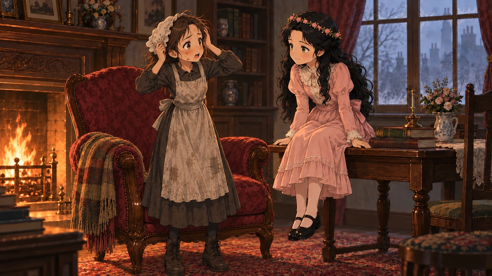 小公女セーラ・場面99の挿絵