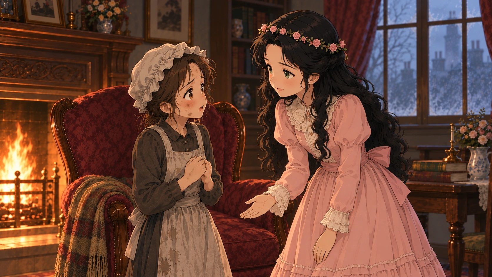 小公女セーラ・場面103の挿絵