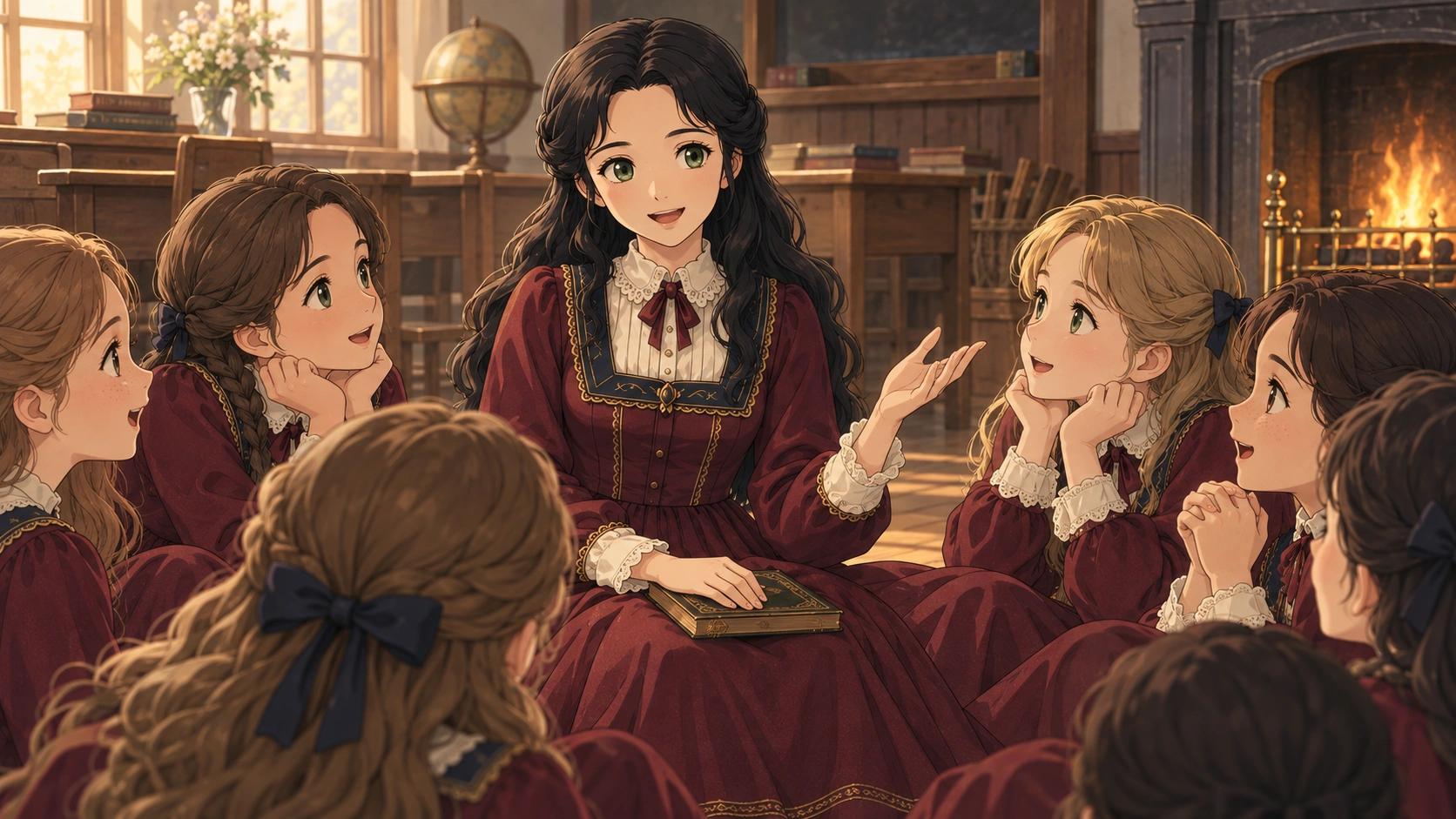 小公女セーラ・場面1の挿絵