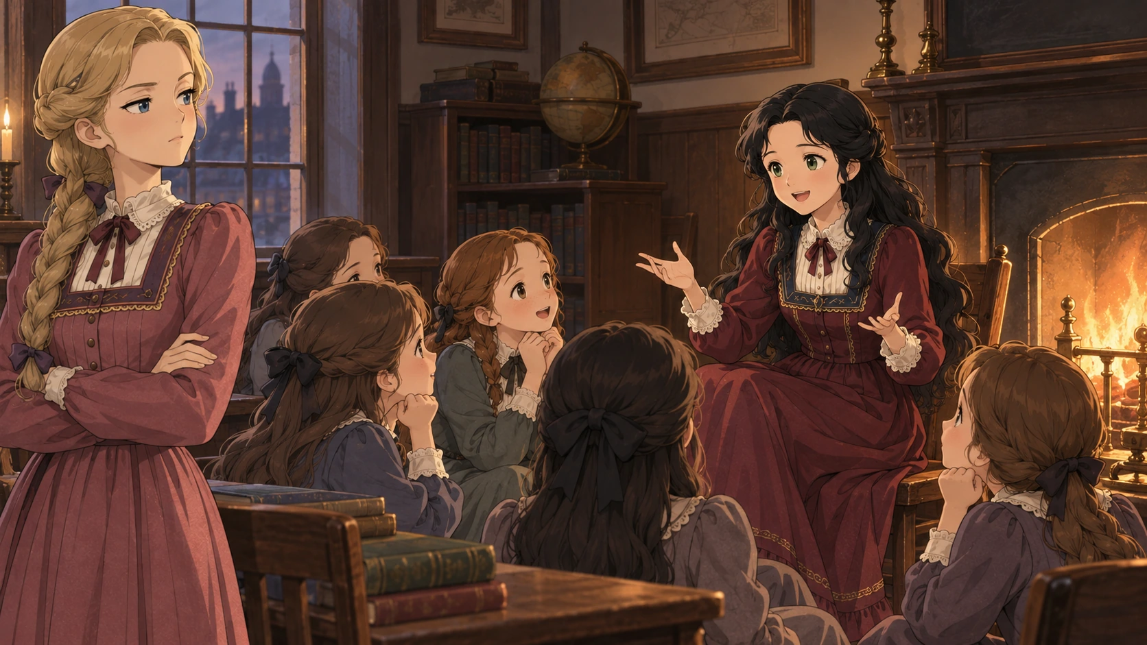 小公女セーラ・場面2の挿絵