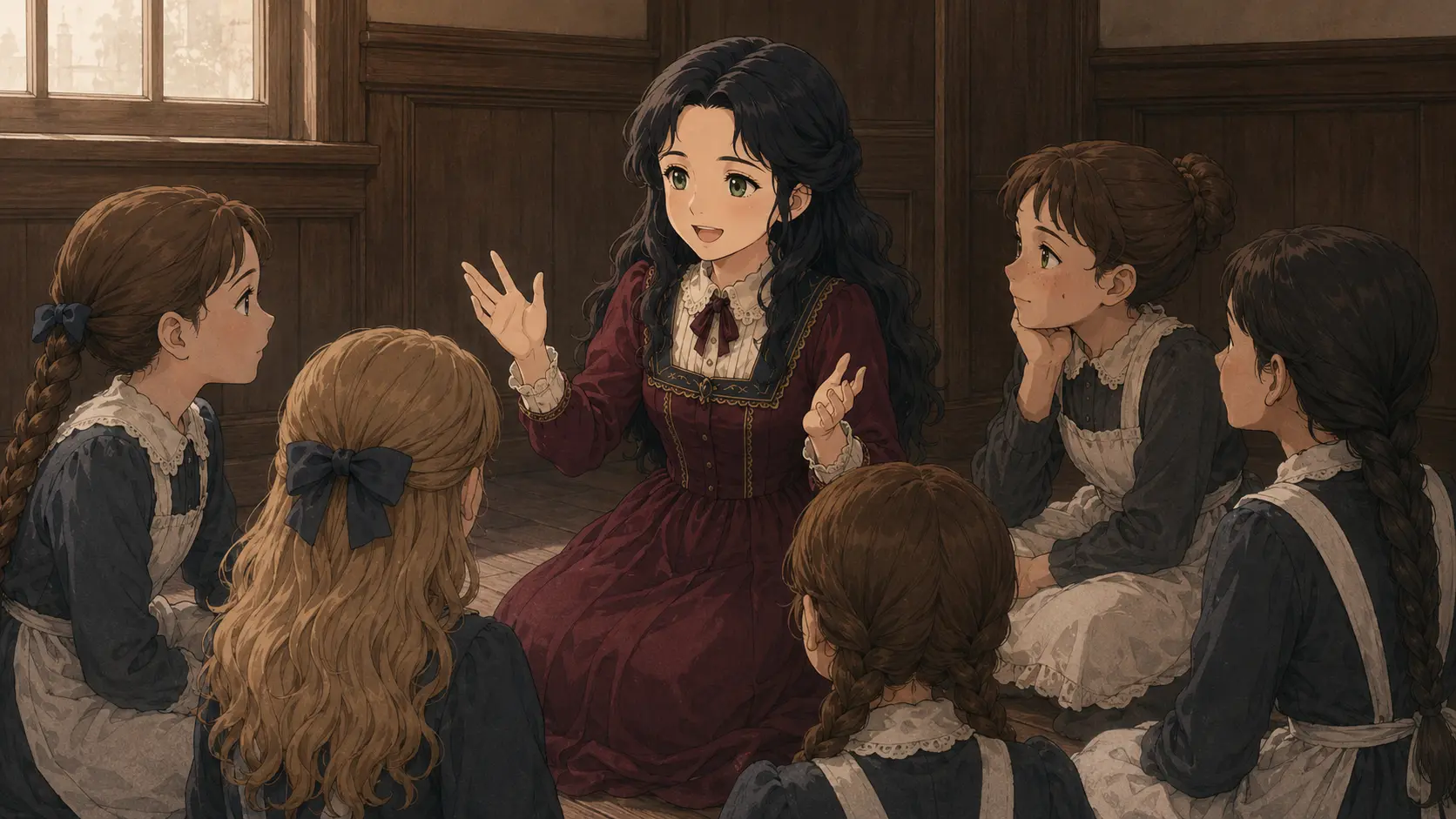 小公女セーラ・場面5の挿絵