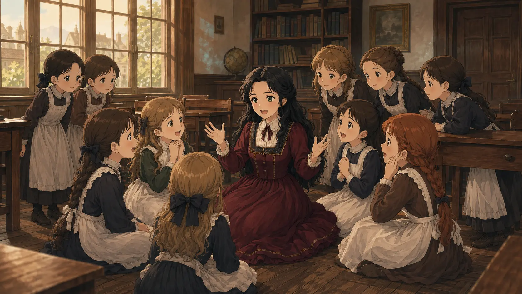小公女セーラ・場面6の挿絵