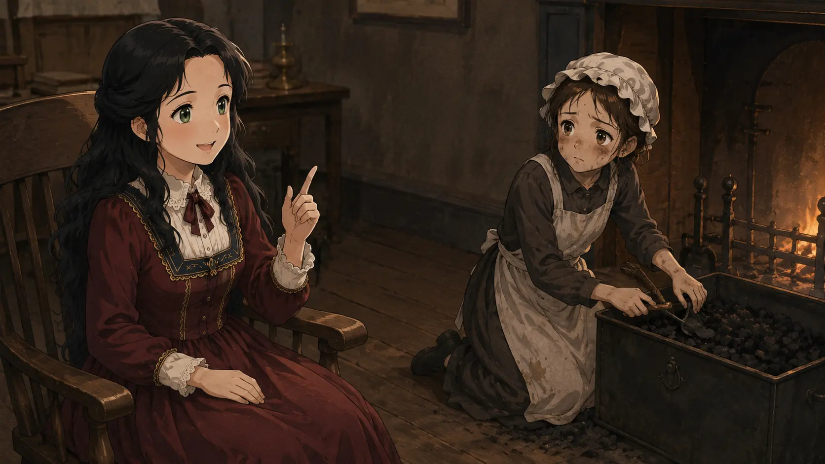 小公女セーラ・場面24の挿絵