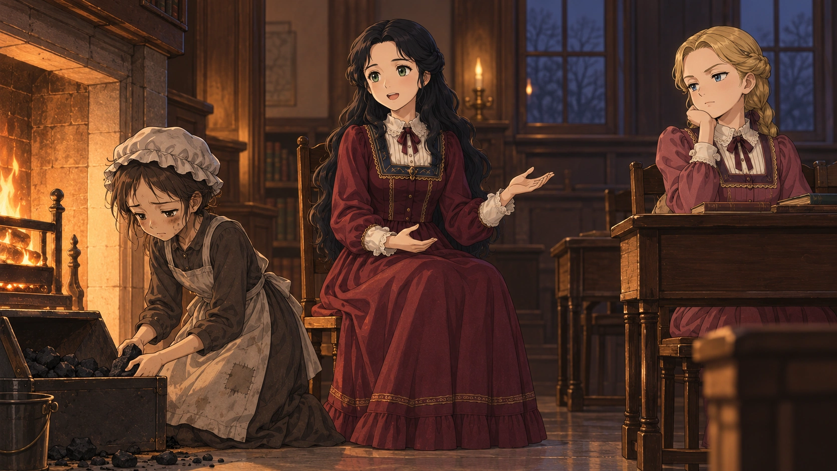 小公女セーラ・場面25の挿絵