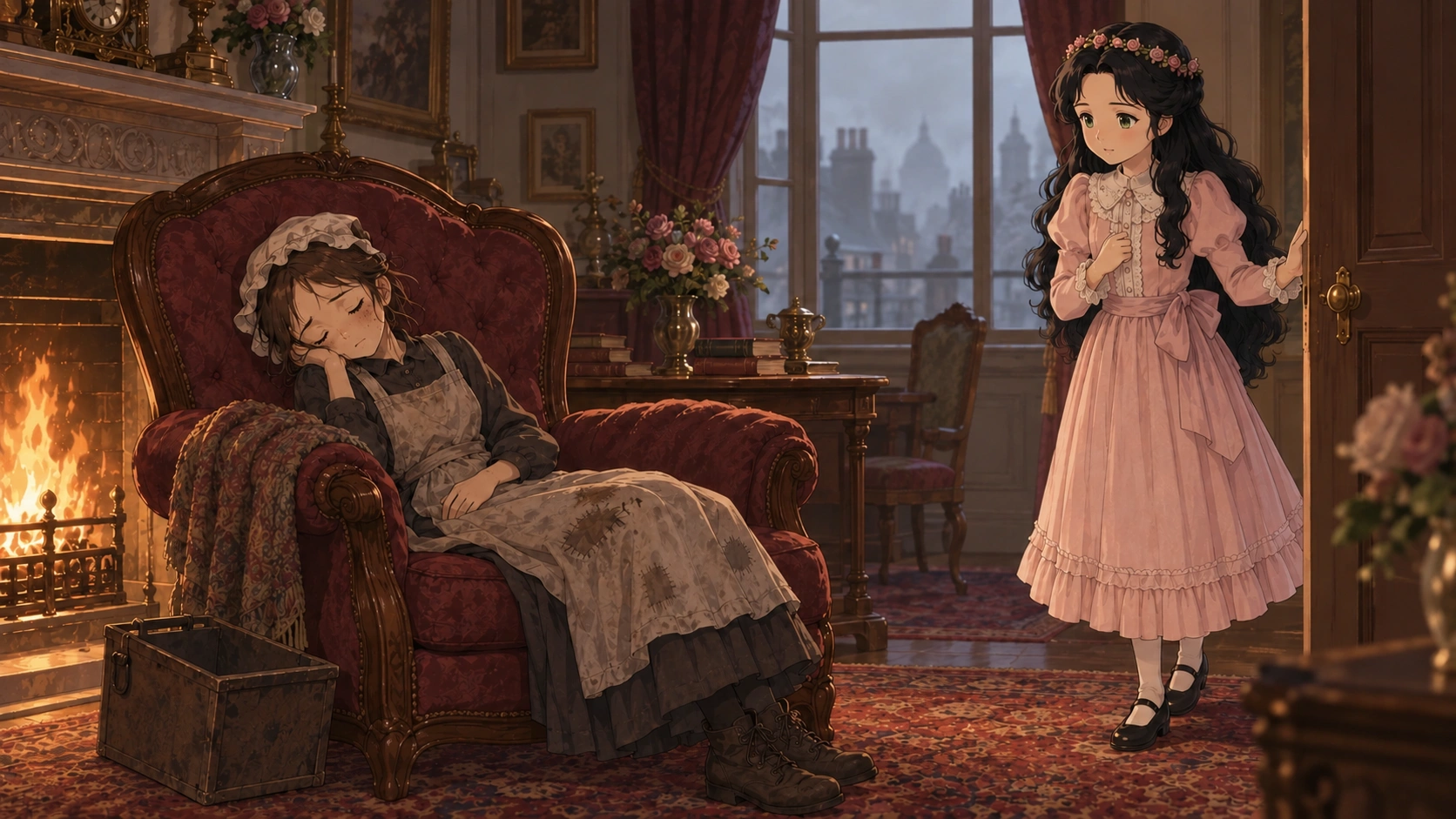 小公女セーラ・場面62の挿絵