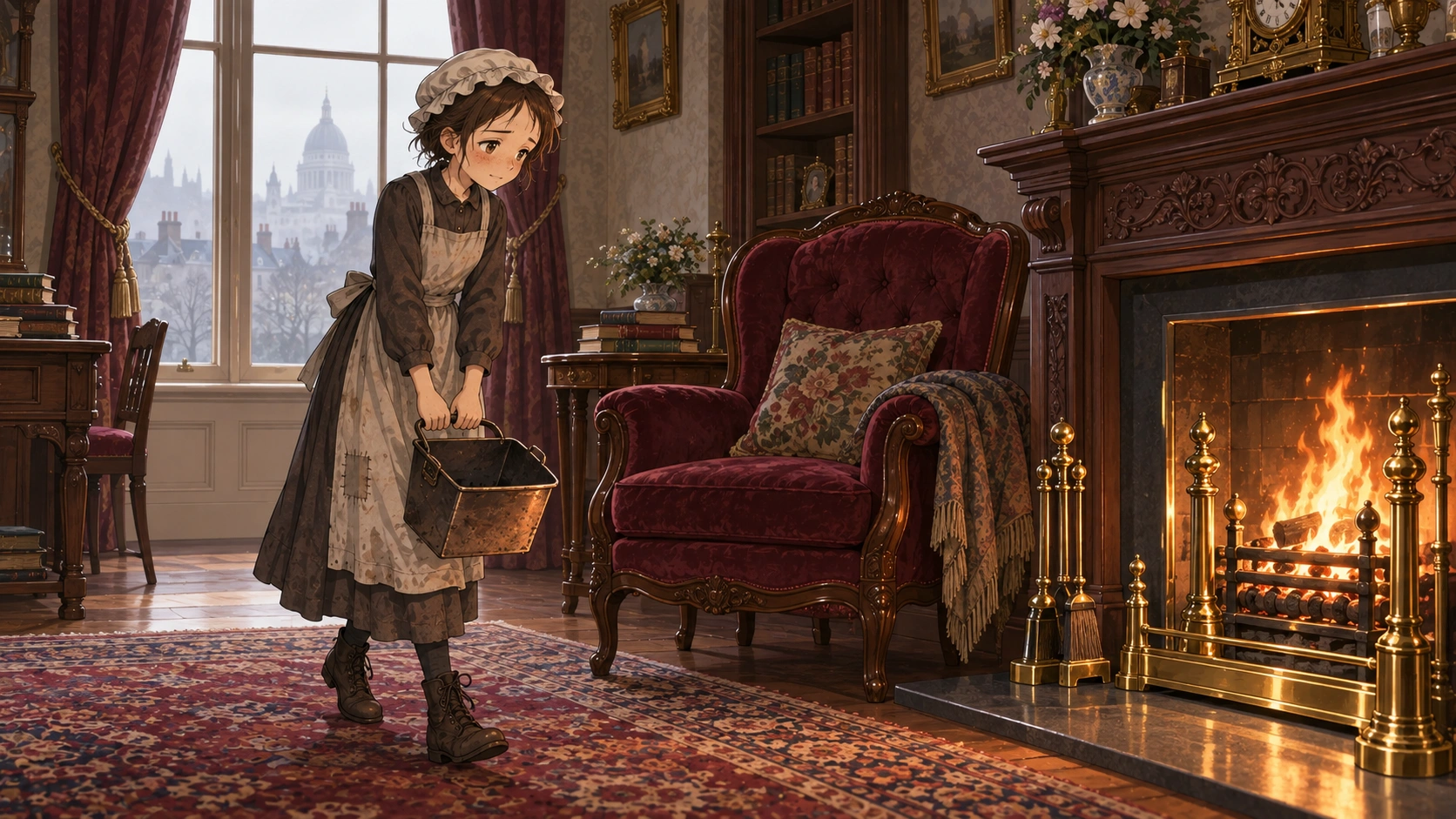 小公女セーラ・場面71の挿絵