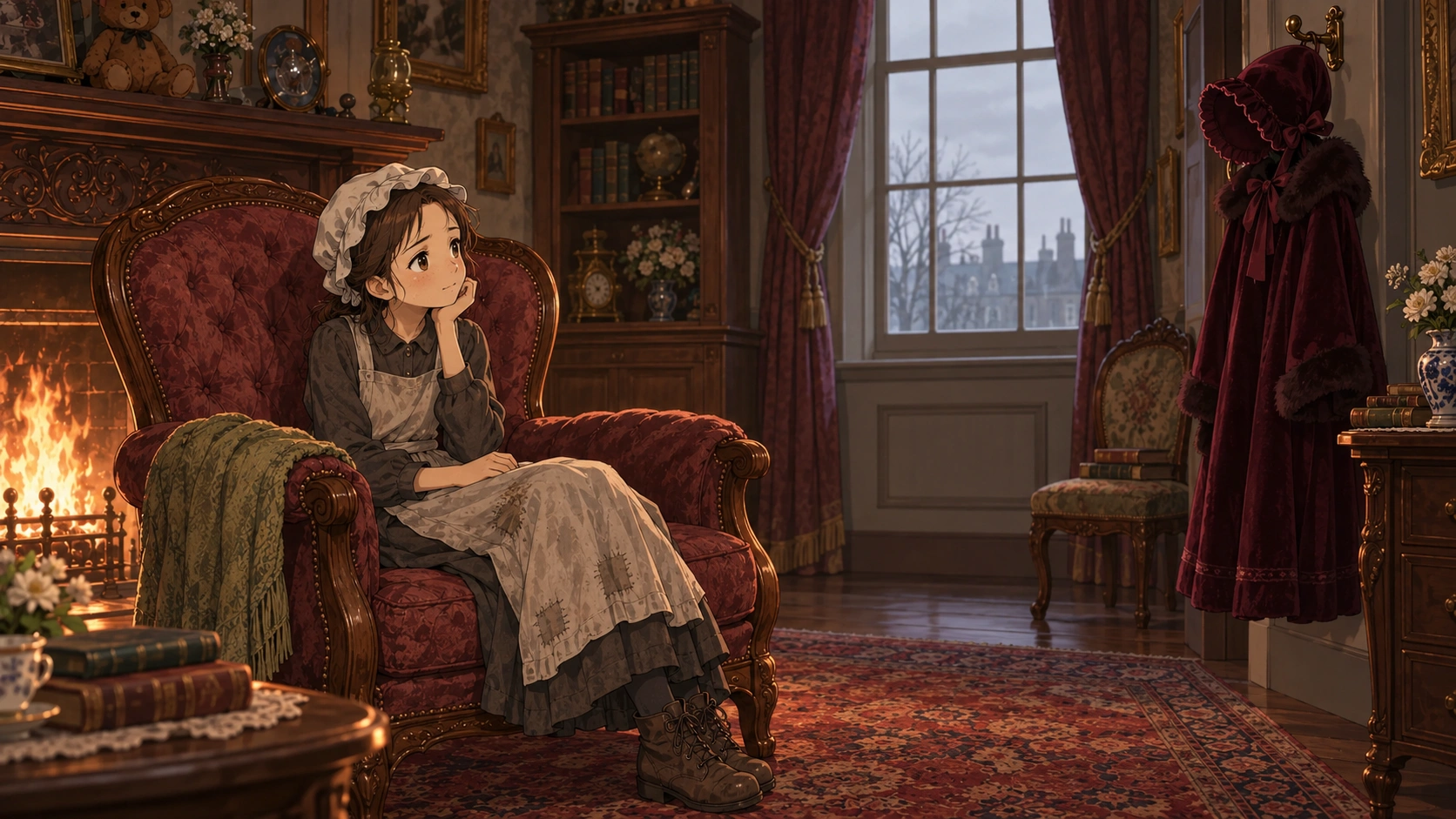 小公女セーラ・場面73の挿絵