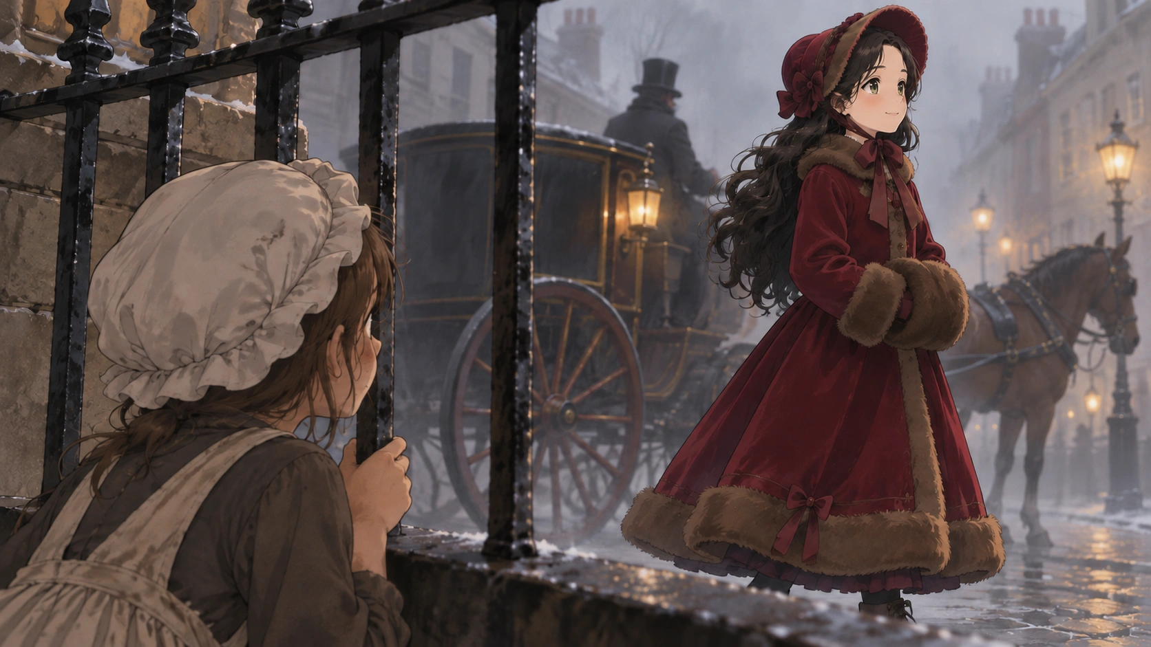 小公女セーラ・場面74の挿絵