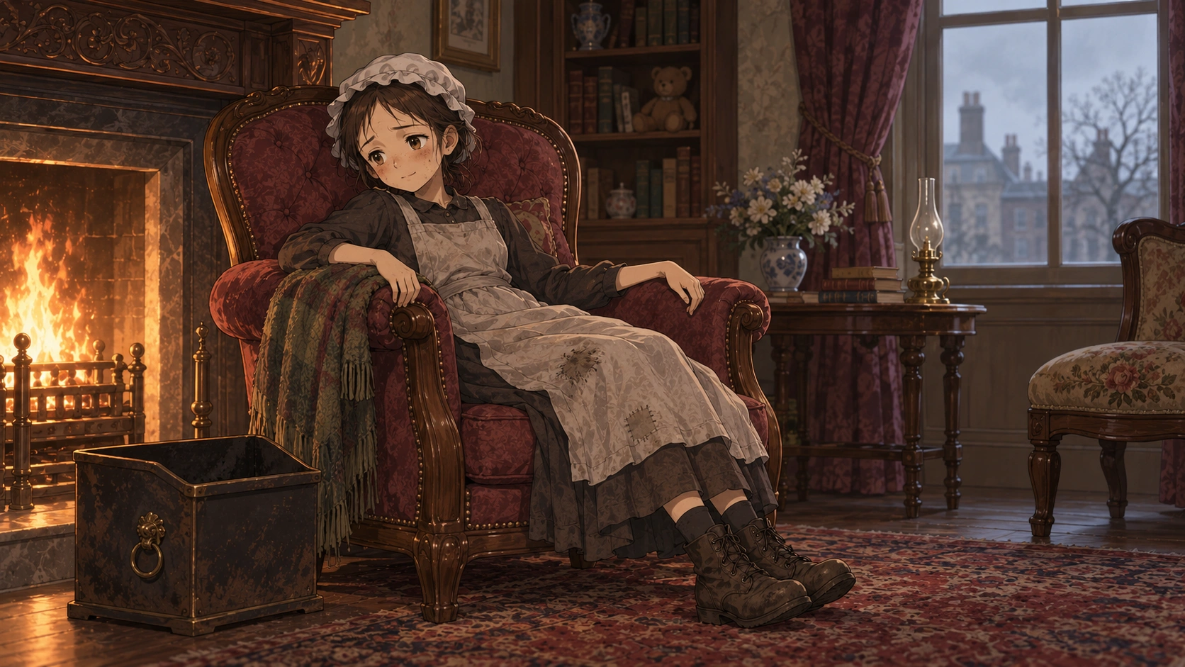 小公女セーラ・場面75の挿絵