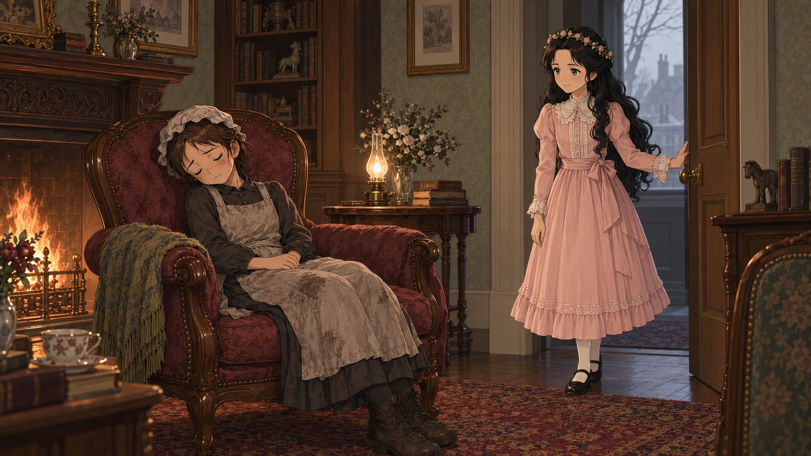 小公女セーラ・場面78の挿絵