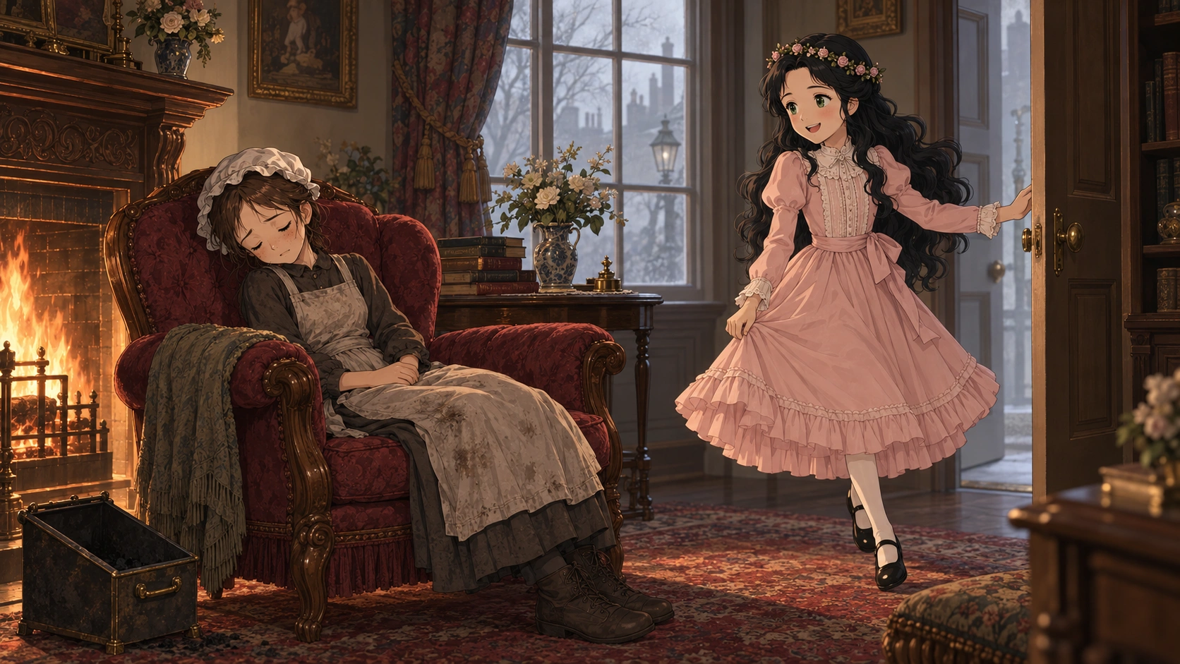 小公女セーラ・場面87の挿絵