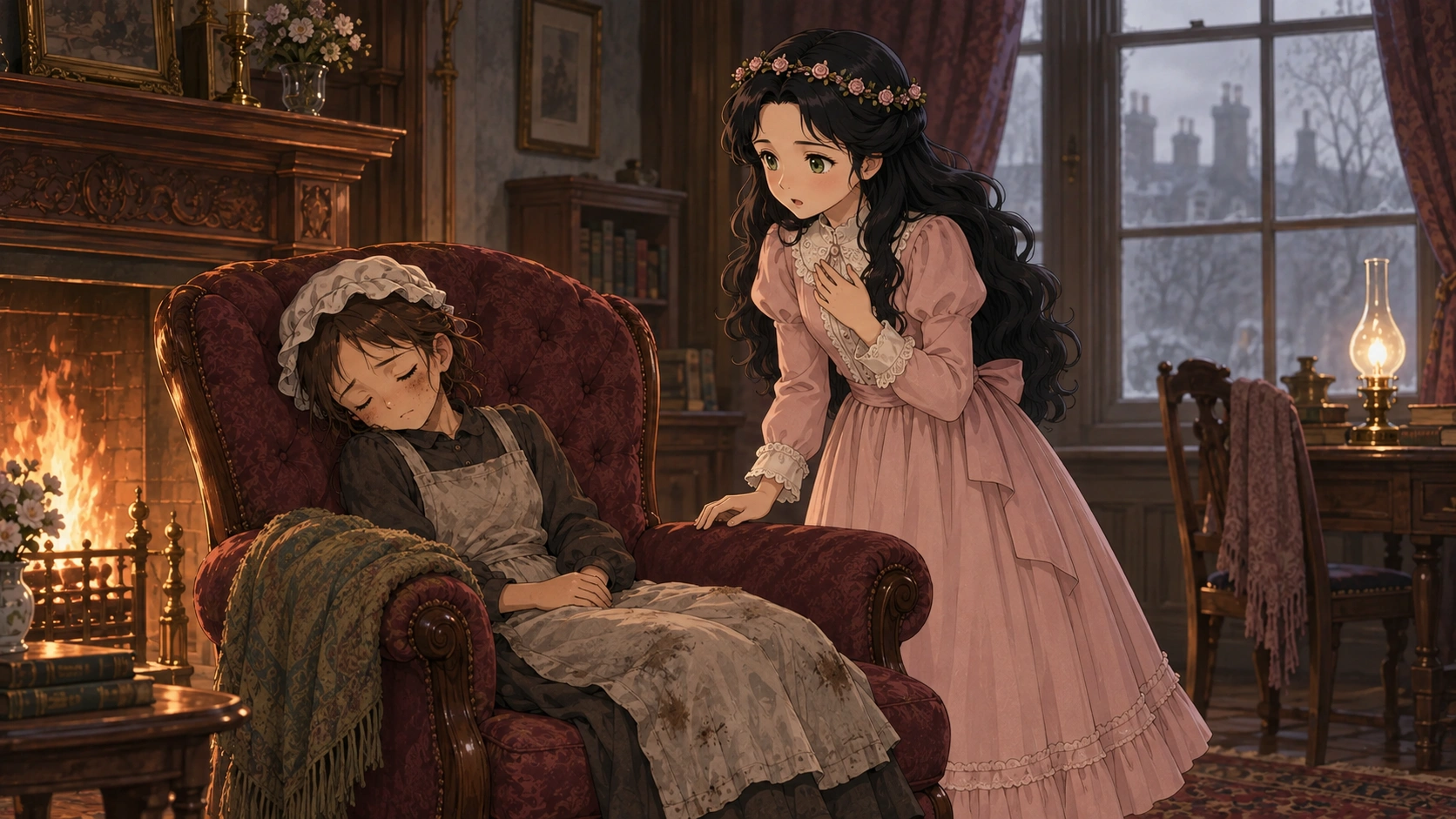 小公女セーラ・場面88の挿絵