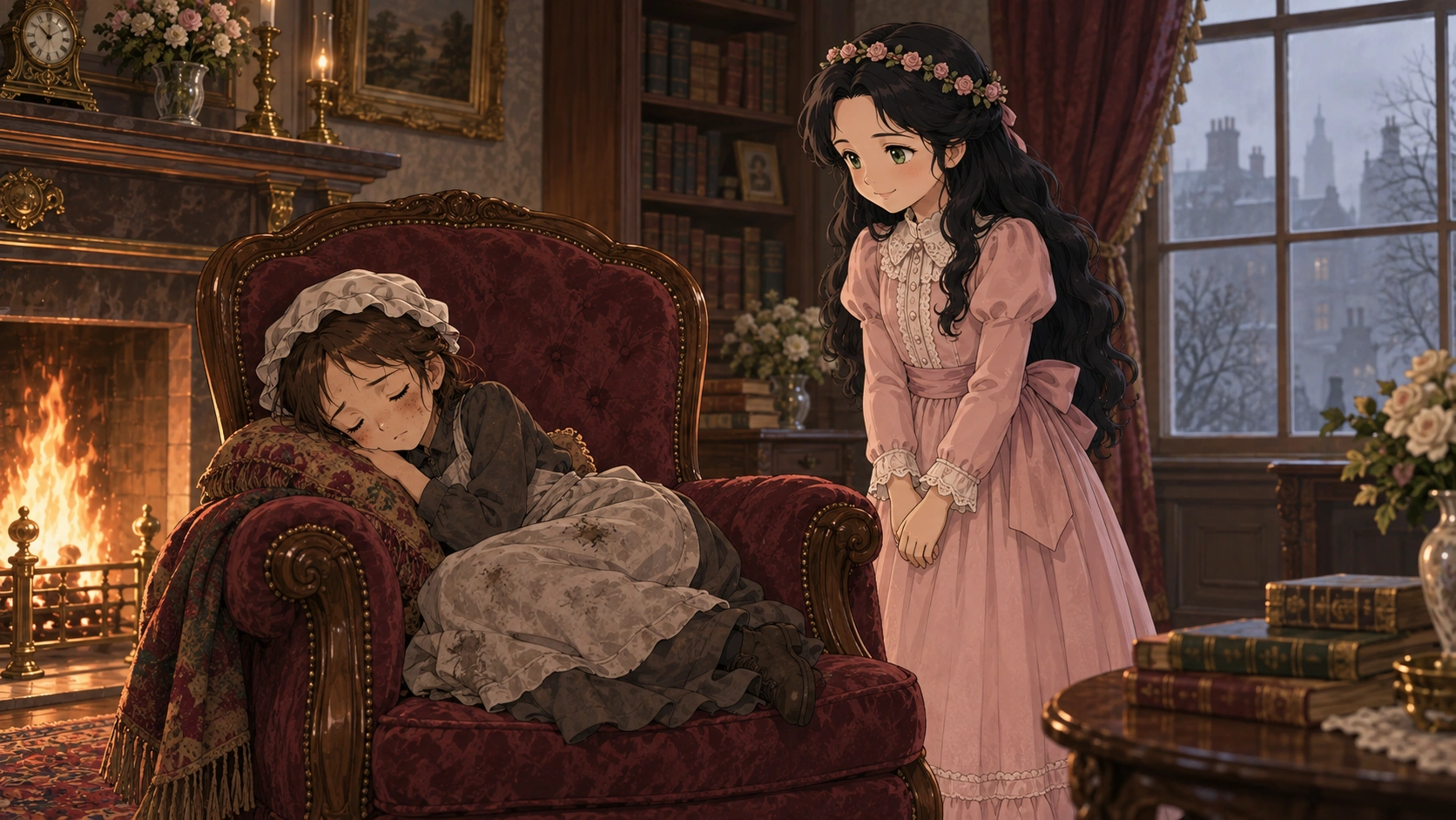 小公女セーラ・場面89の挿絵