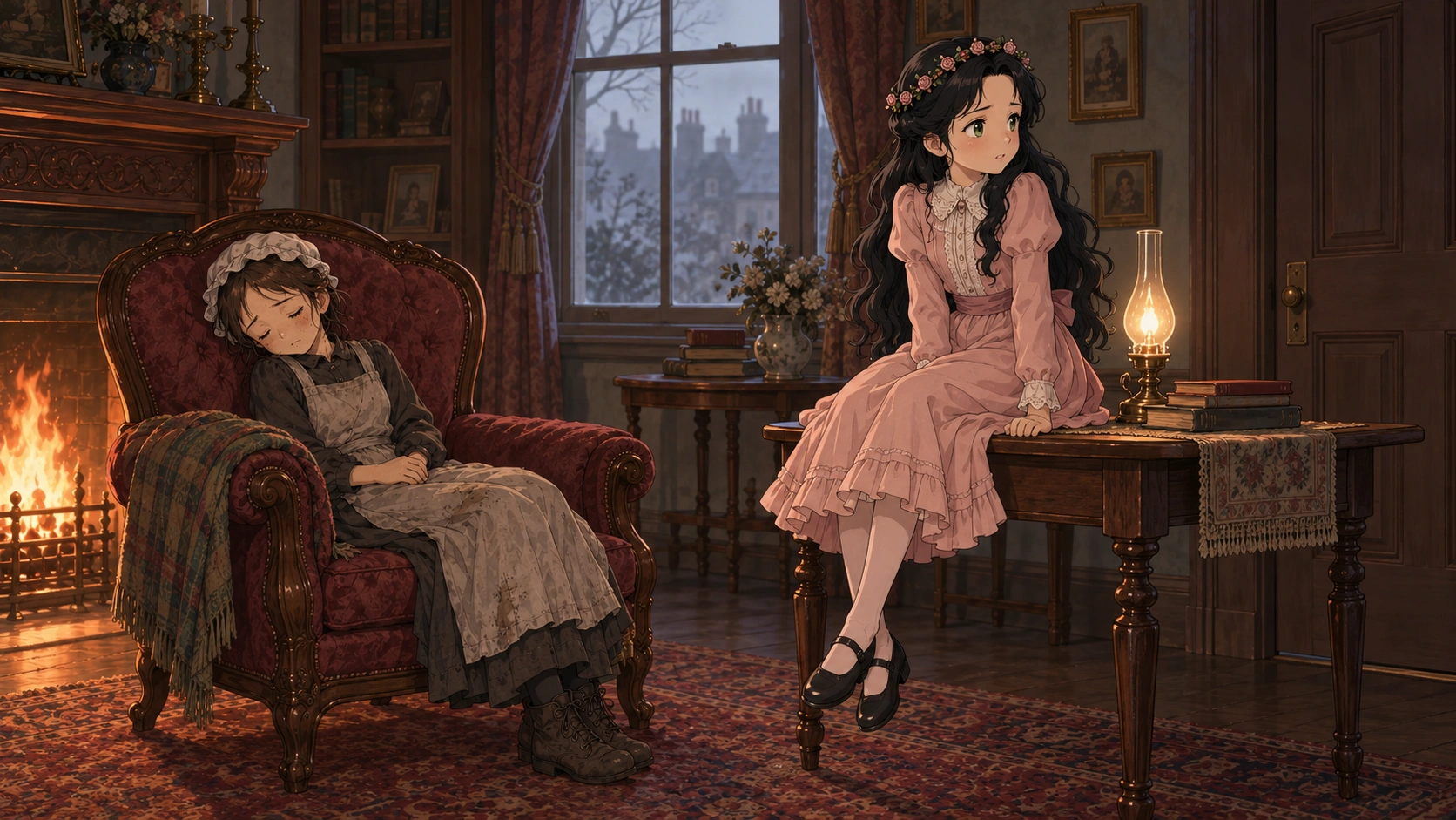 小公女セーラ・場面94の挿絵