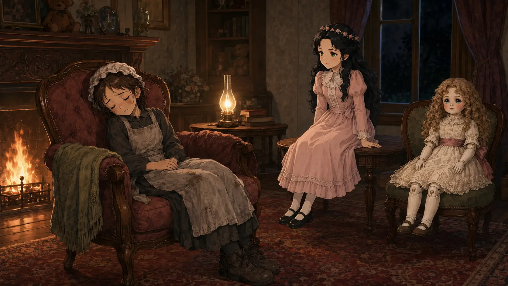 小公女セーラ・場面95の挿絵