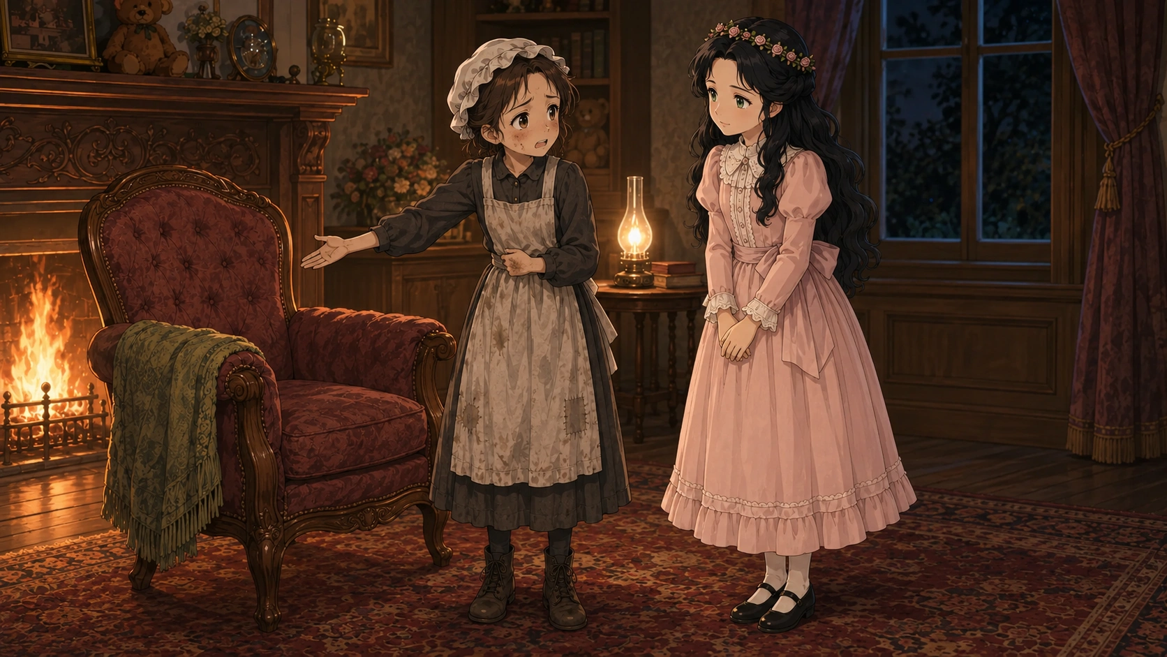 小公女セーラ・場面104の挿絵