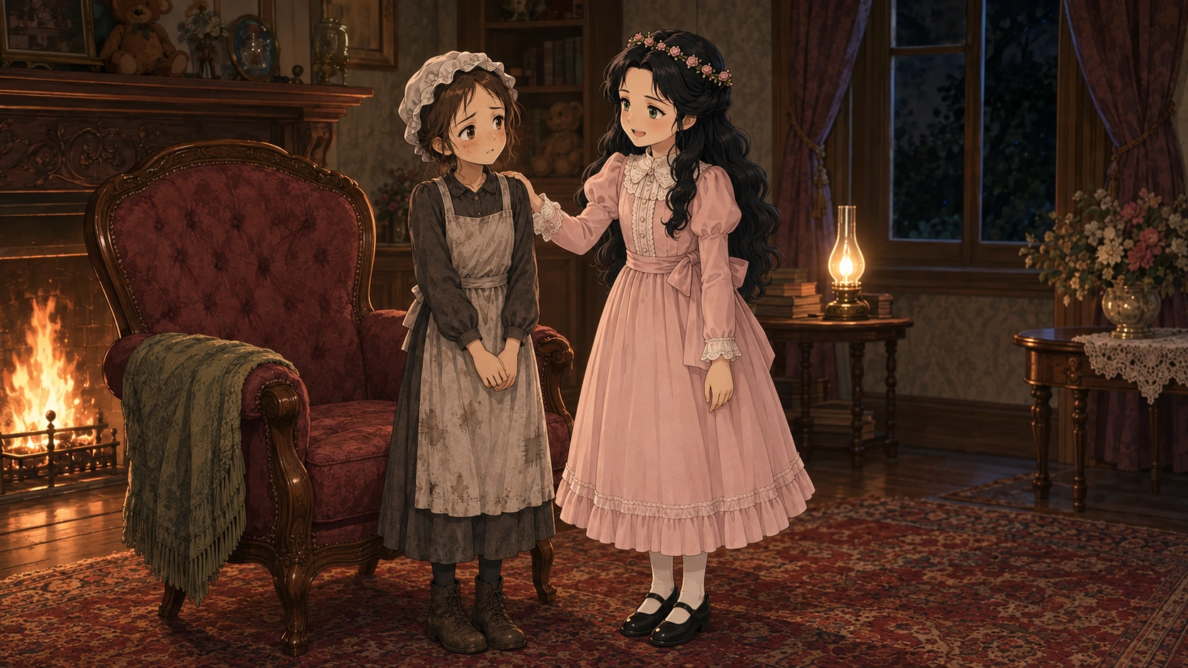 小公女セーラ・場面105の挿絵