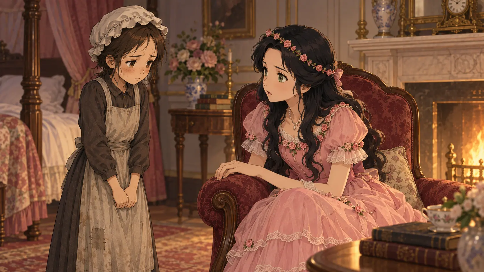 小公女セーラ・場面107の挿絵