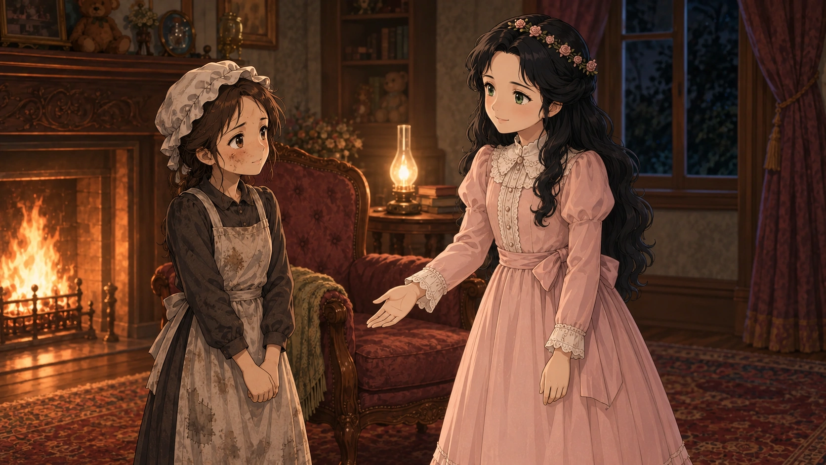 小公女セーラ・場面108の挿絵