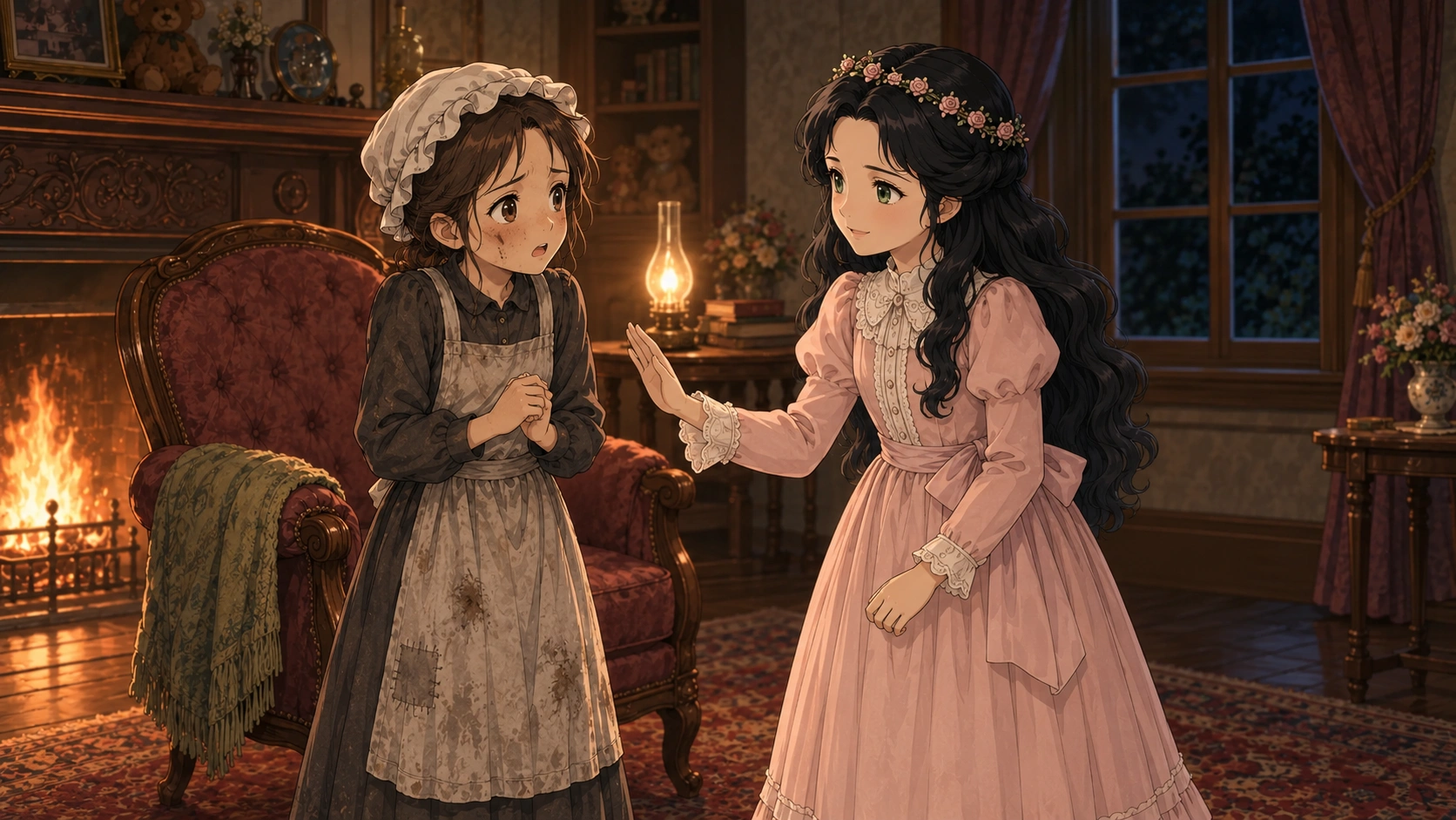小公女セーラ・場面110の挿絵