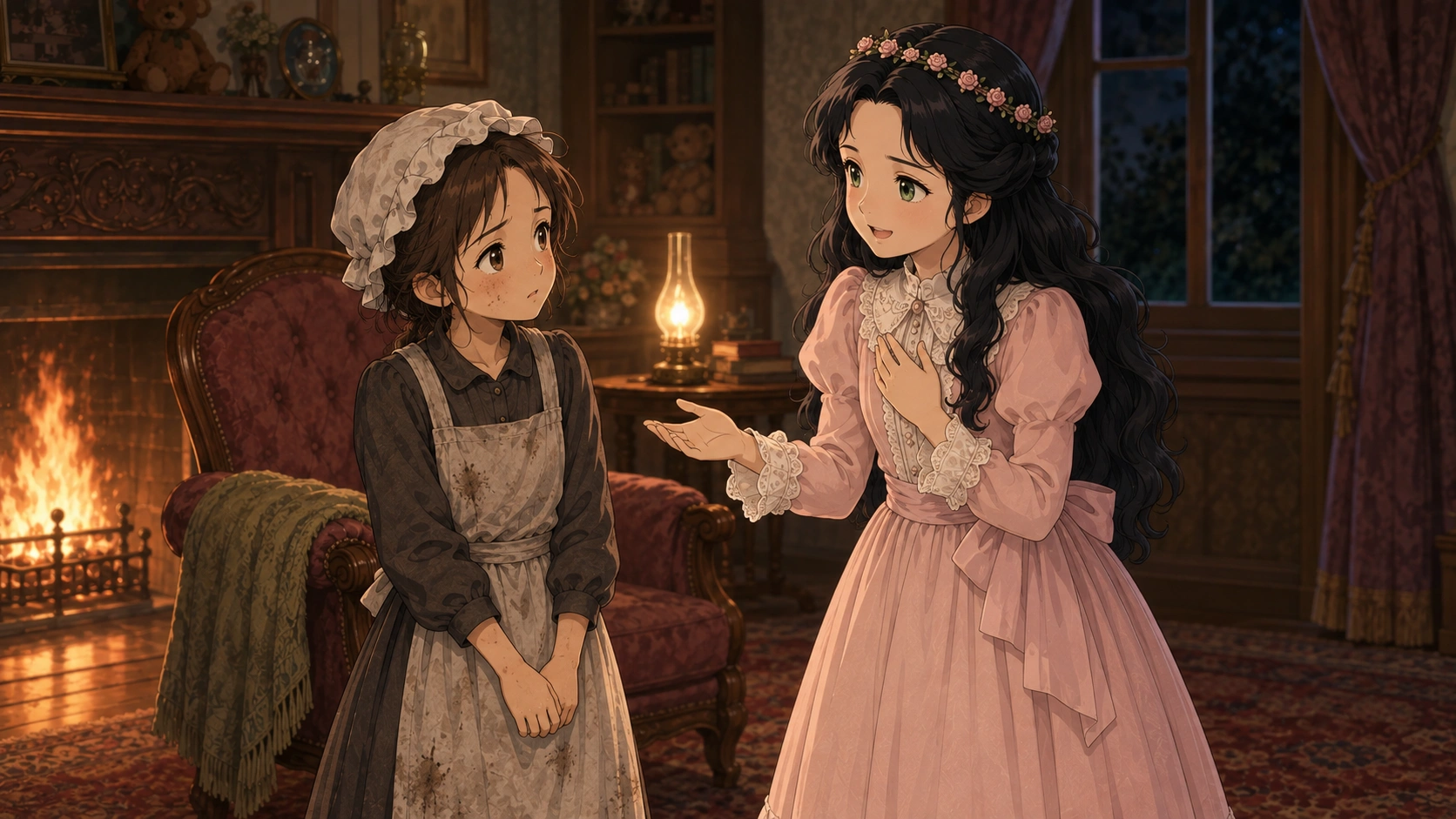 小公女セーラ・場面113の挿絵