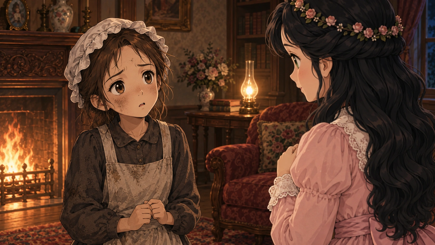 小公女セーラ・場面114の挿絵