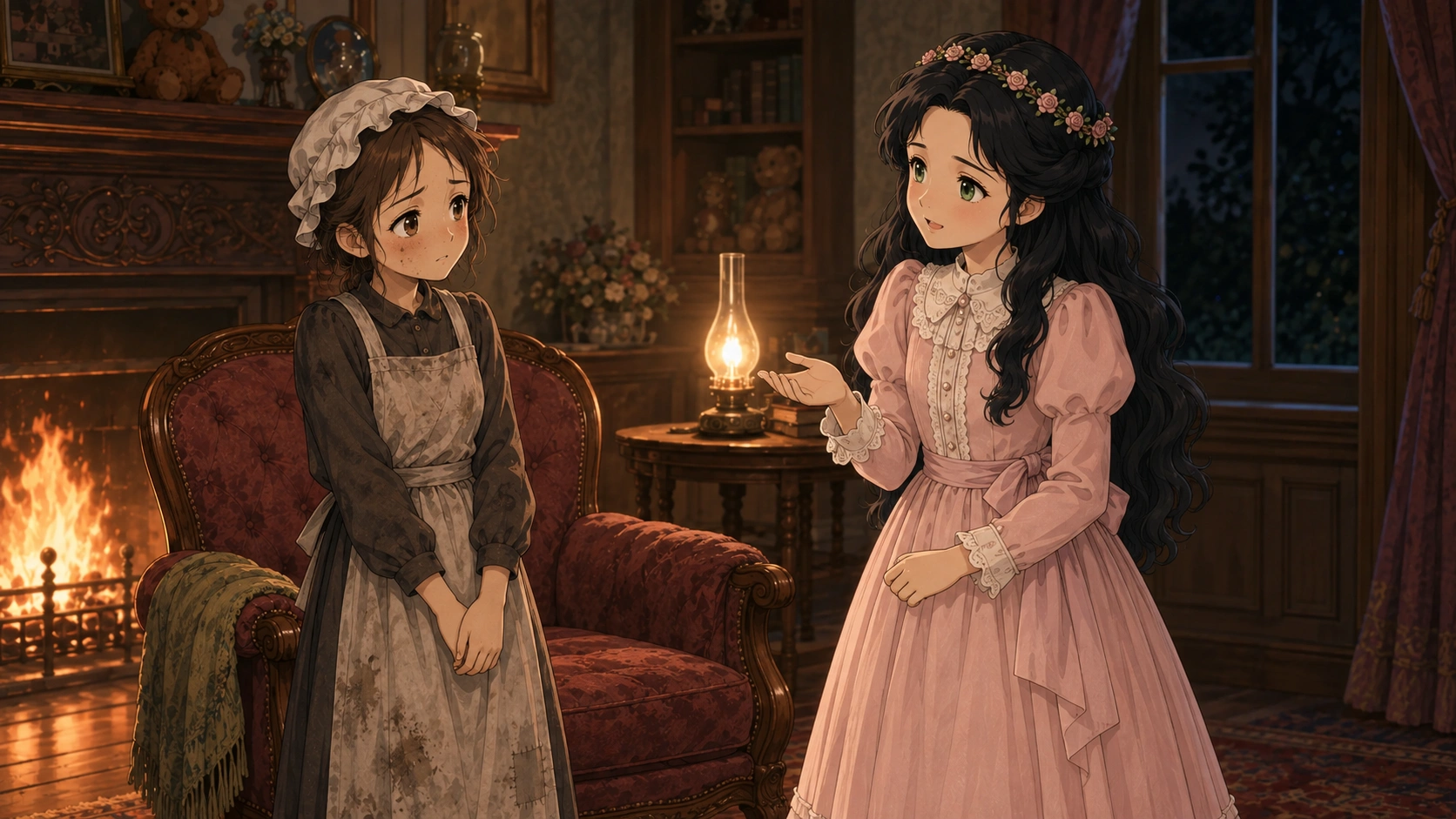 小公女セーラ・場面117の挿絵