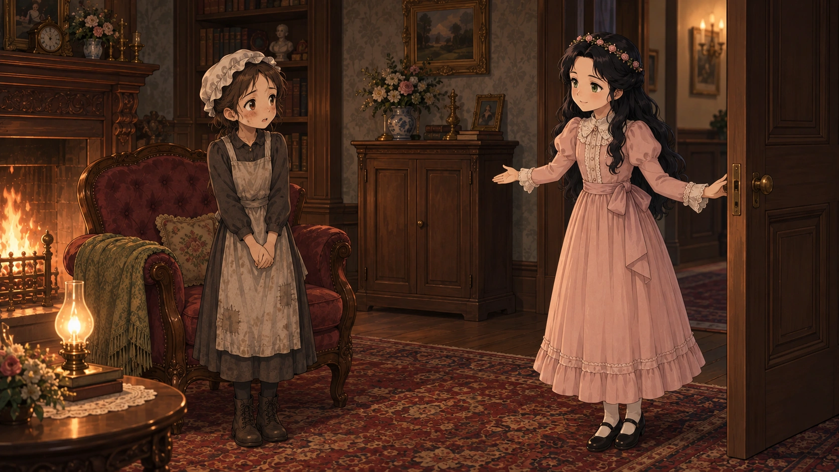 小公女セーラ・場面119の挿絵