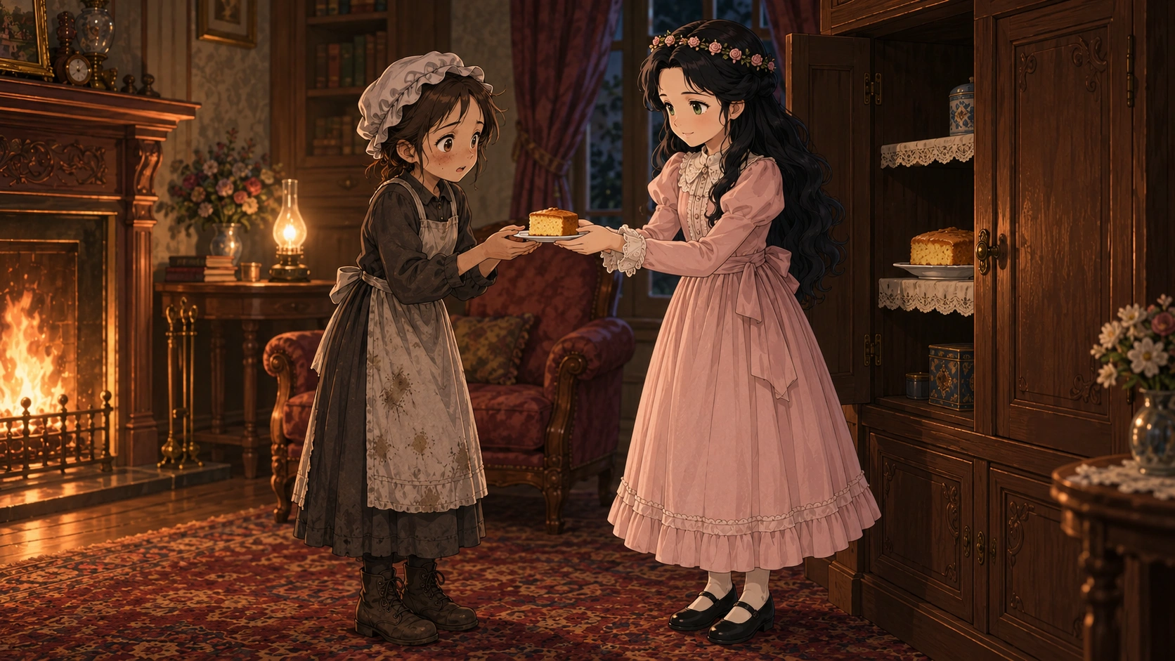 小公女セーラ・場面120の挿絵