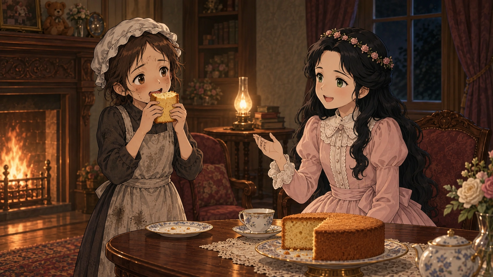 小公女セーラ・場面121の挿絵