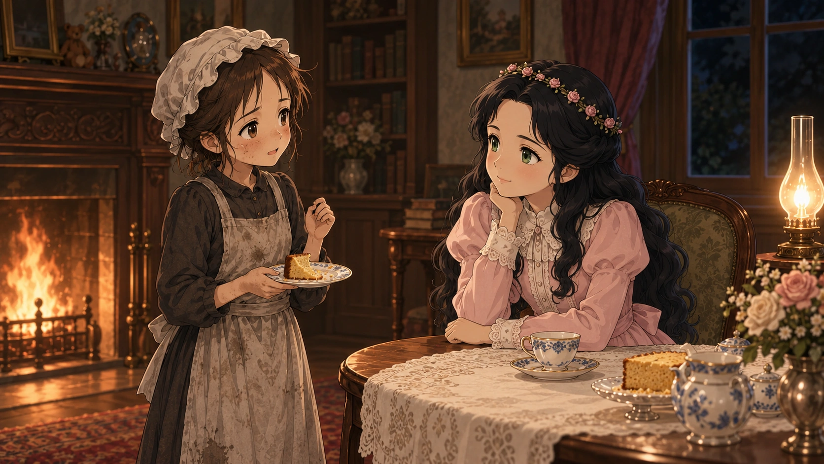 小公女セーラ・場面122の挿絵
