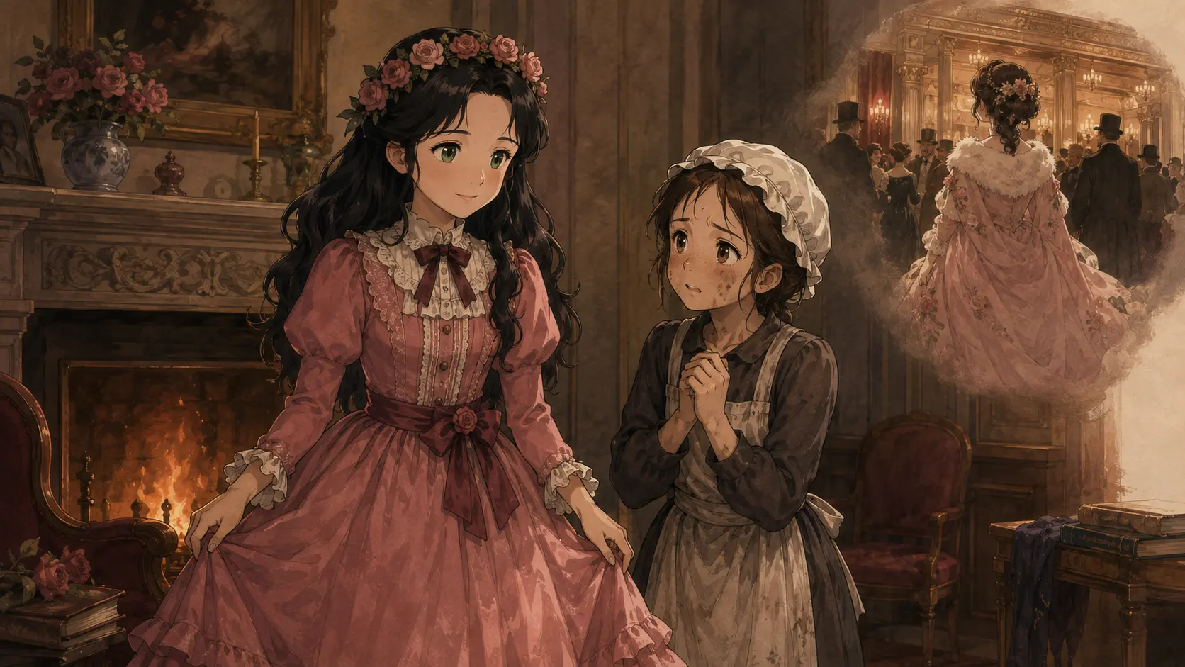 小公女セーラ・場面125の挿絵