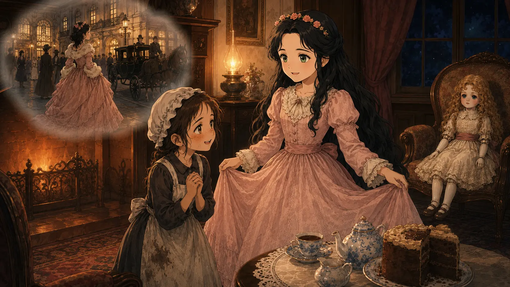 小公女セーラ・場面126の挿絵