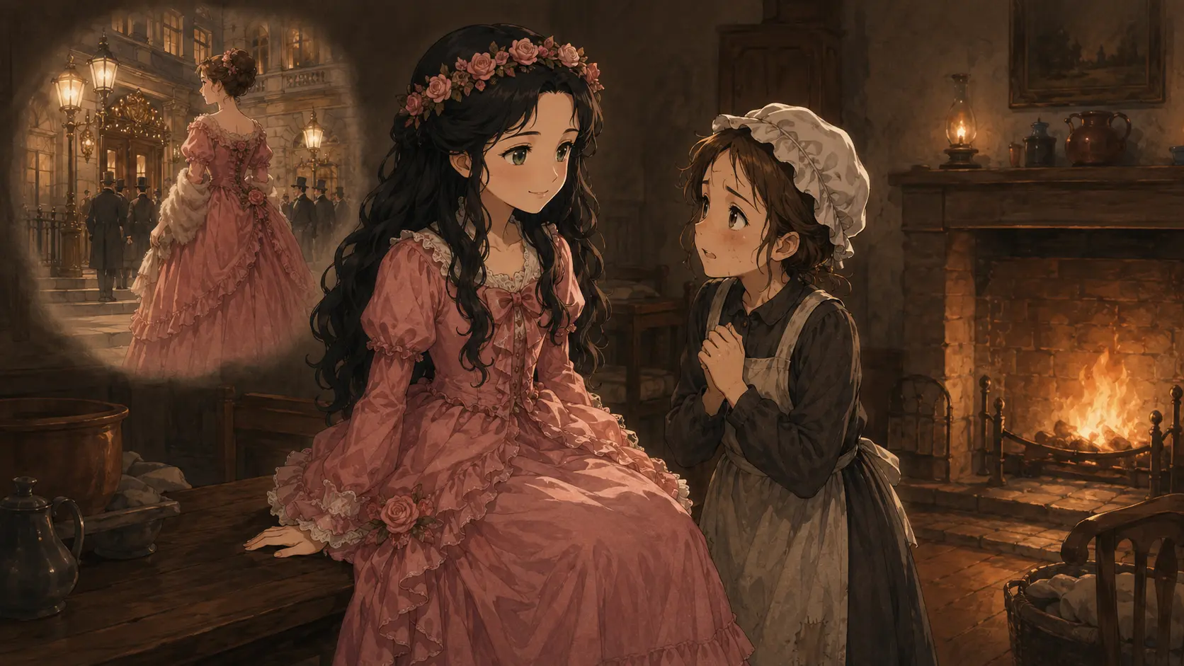 小公女セーラ・場面128の挿絵