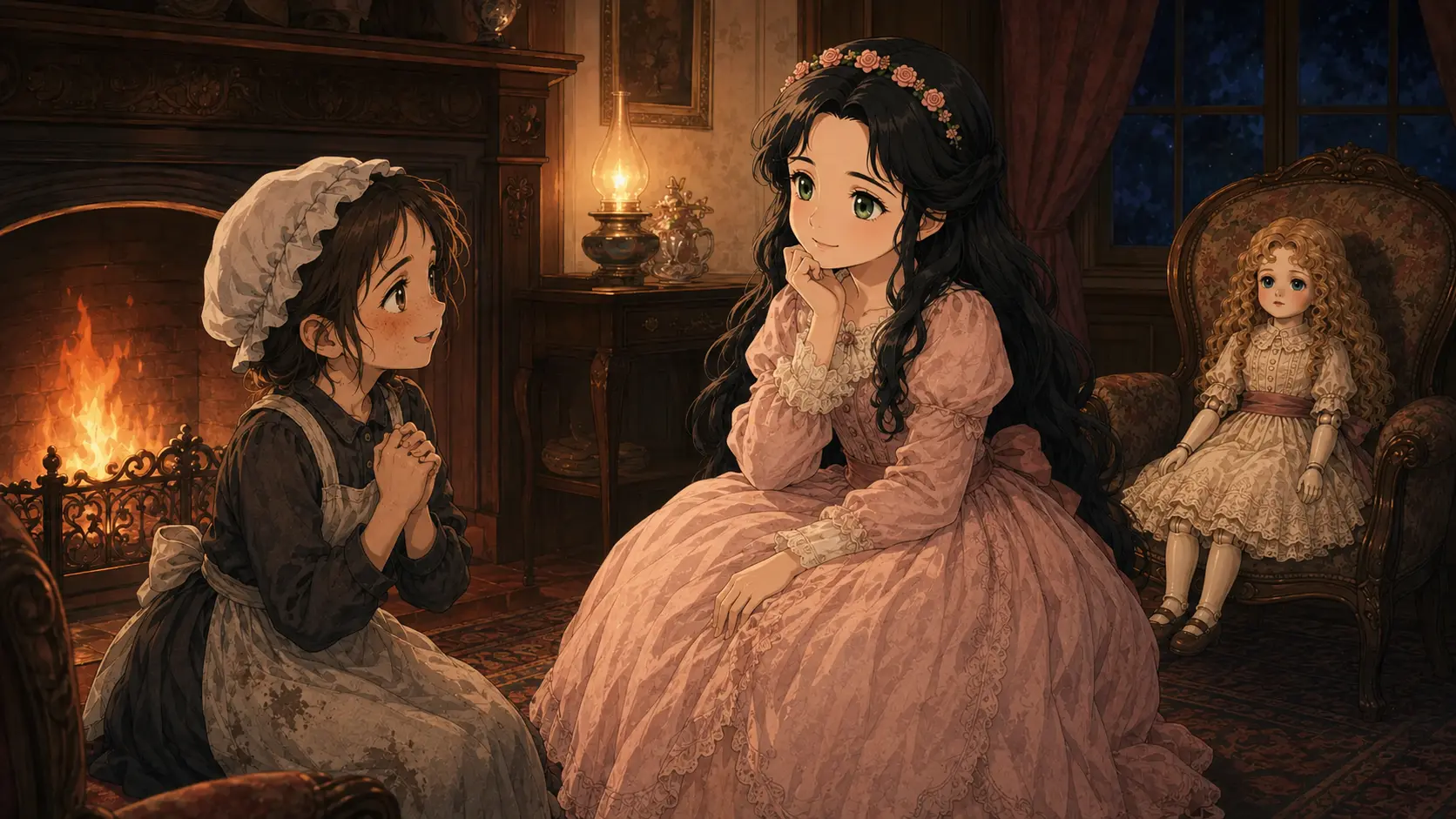 小公女セーラ・場面131の挿絵