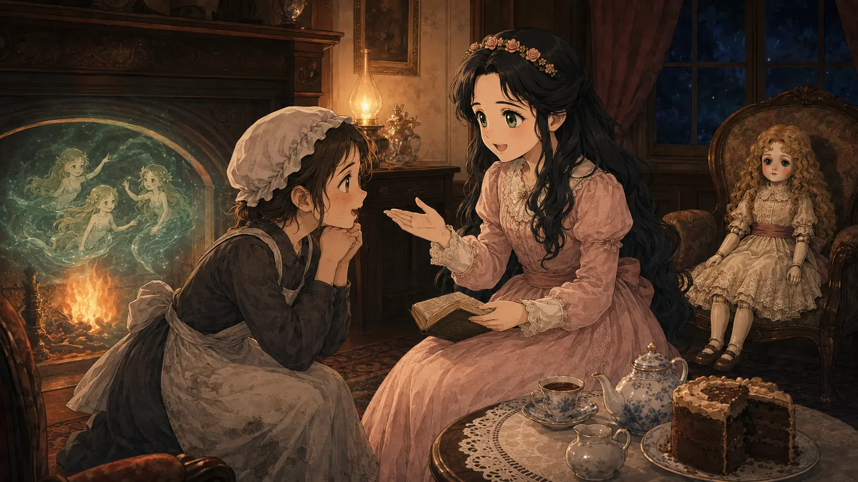 小公女セーラ・場面134の挿絵
