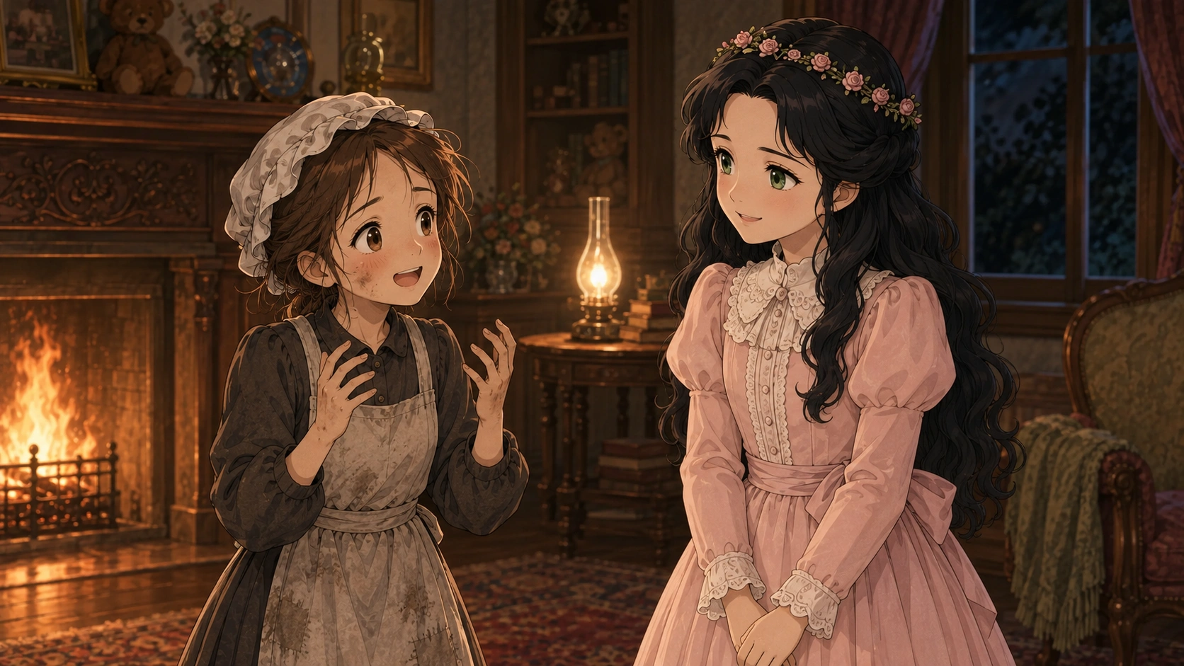 小公女セーラ・場面135の挿絵