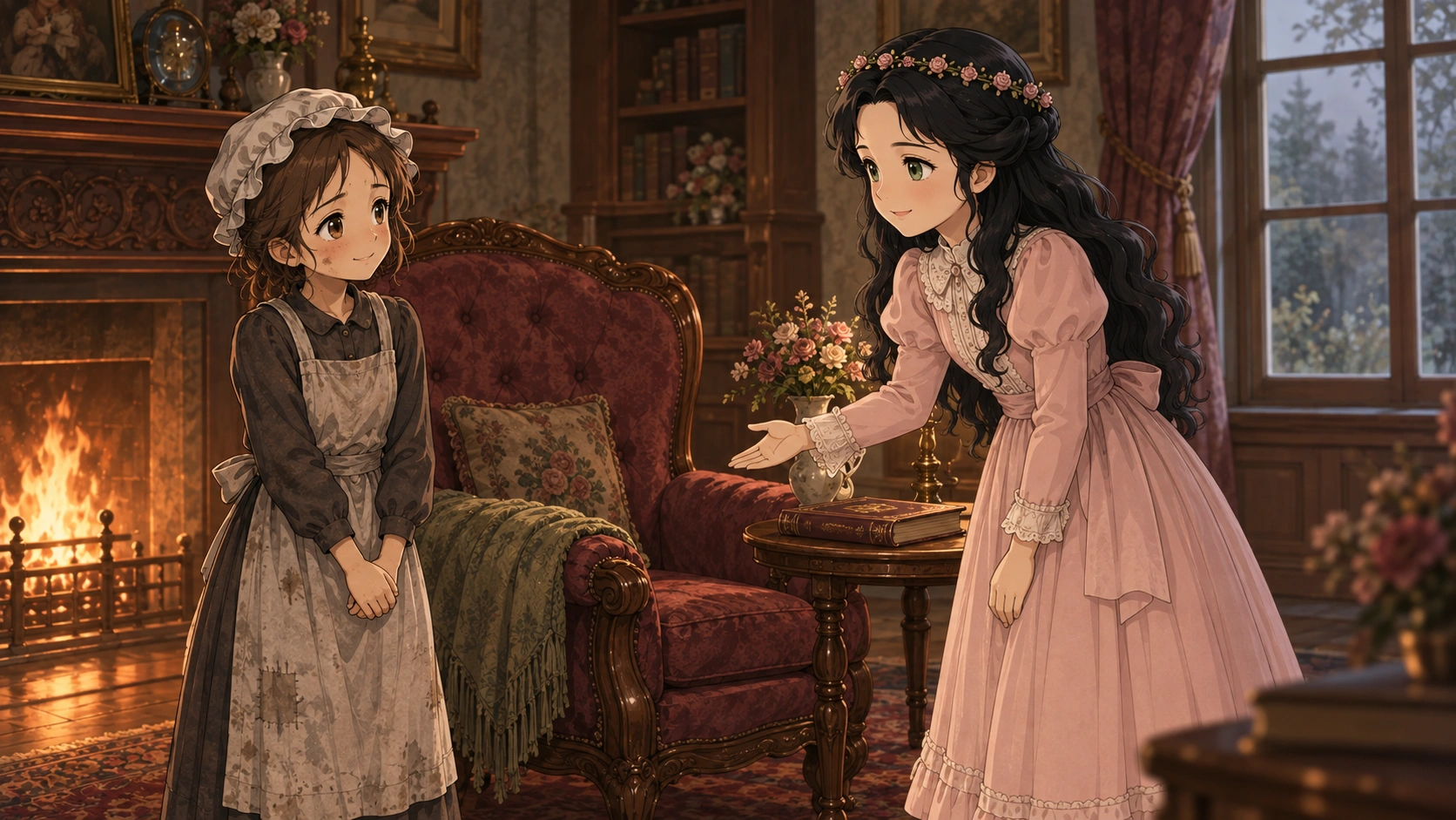 小公女セーラ・場面137の挿絵