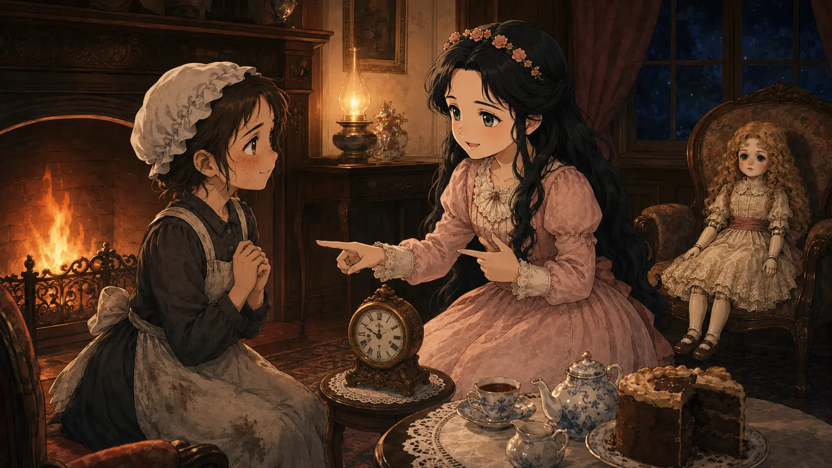 小公女セーラ・場面138の挿絵