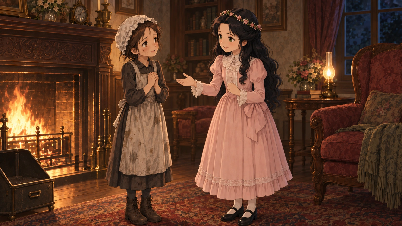 小公女セーラ・場面139の挿絵