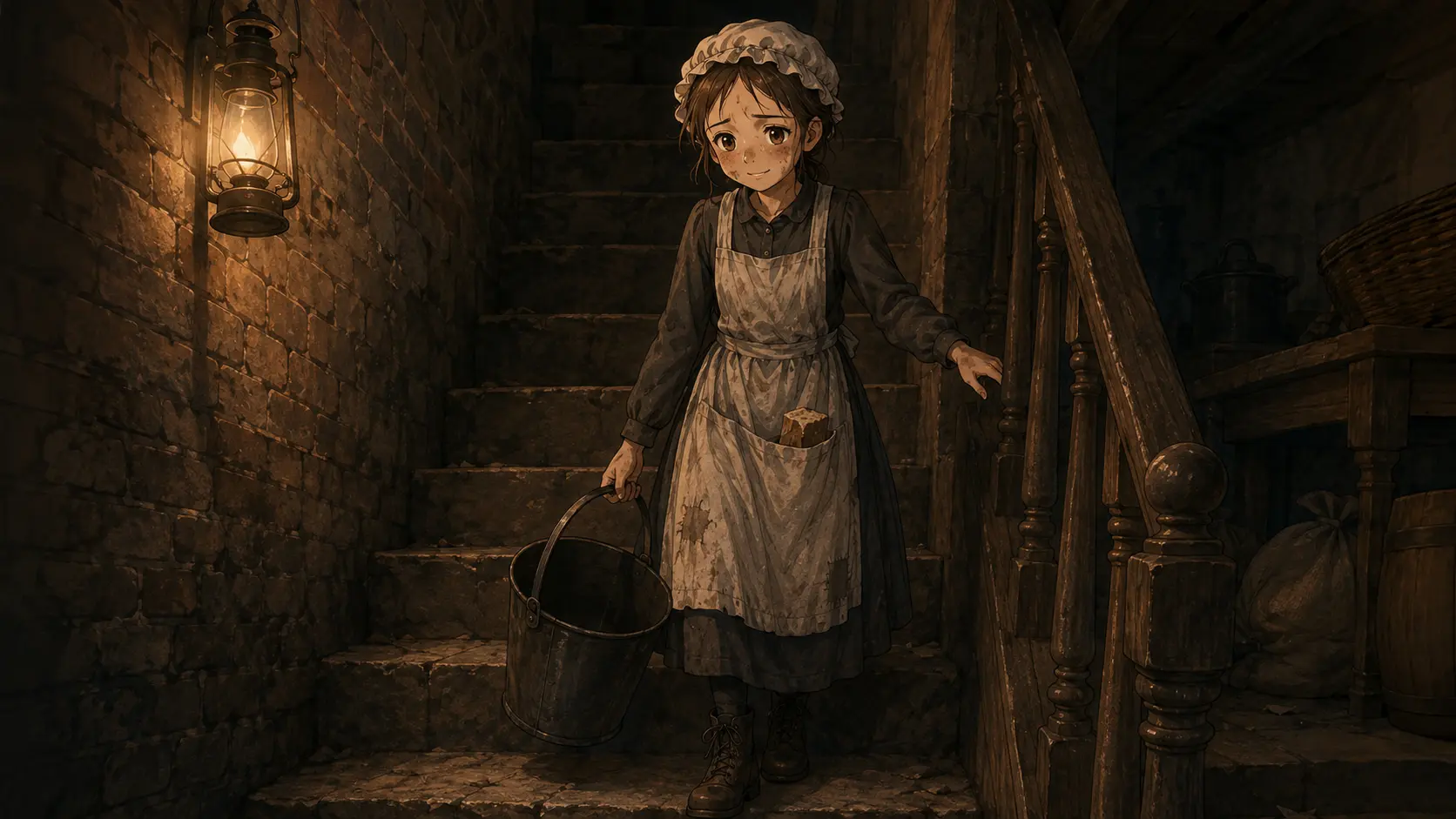 小公女セーラ・場面140の挿絵