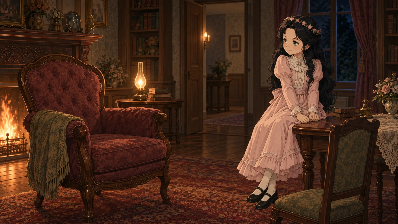 小公女セーラ・場面142の挿絵