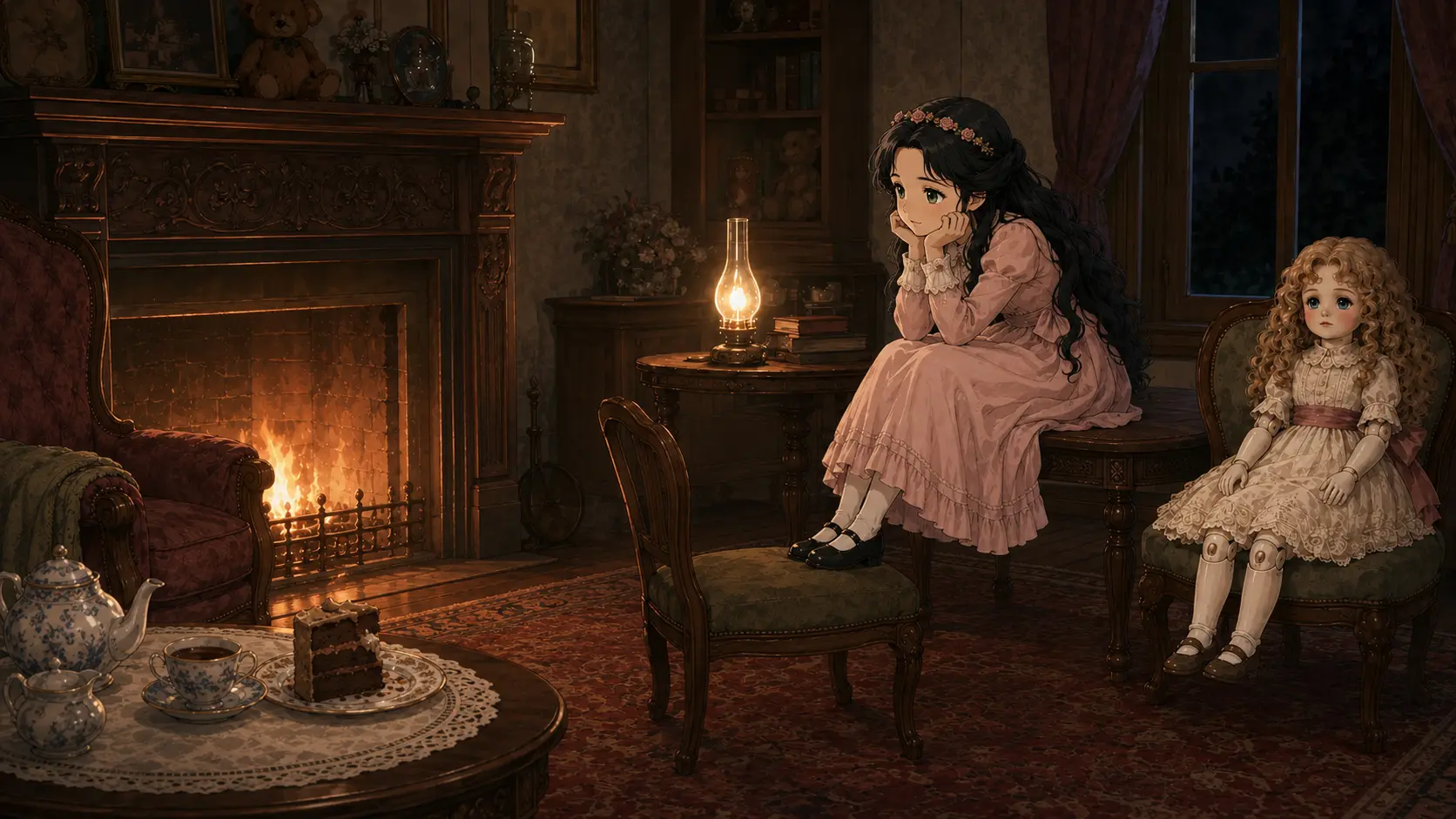 小公女セーラ・場面143の挿絵