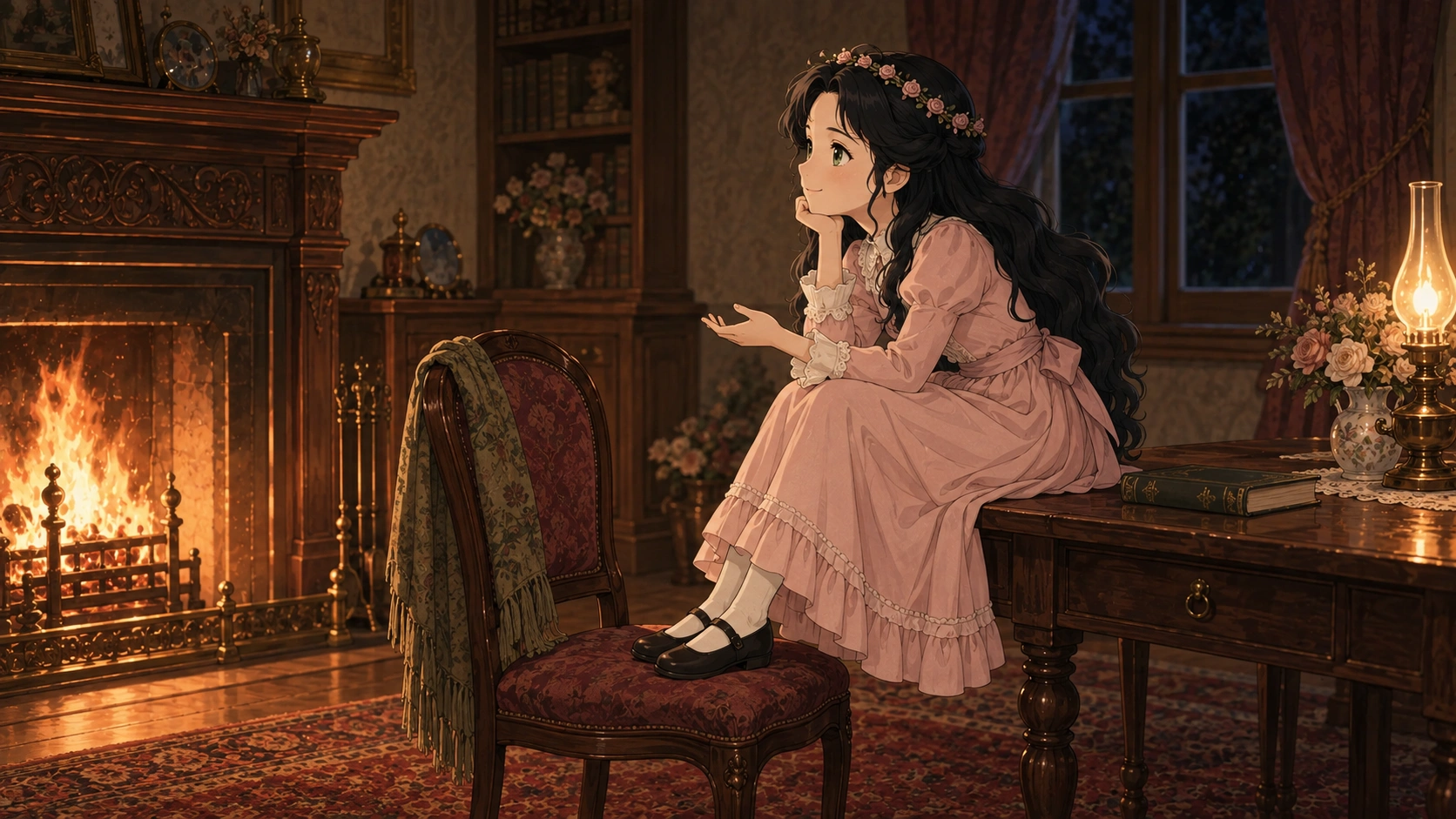 小公女セーラ・場面144の挿絵
