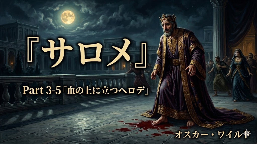 『サロメ』Part 3-5「血の上に立つヘロデ」オスカー・ワイルド