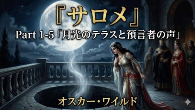 『サロメ』Part 1-5「月光のテラスと預言者の声」オスカー・ワイルド