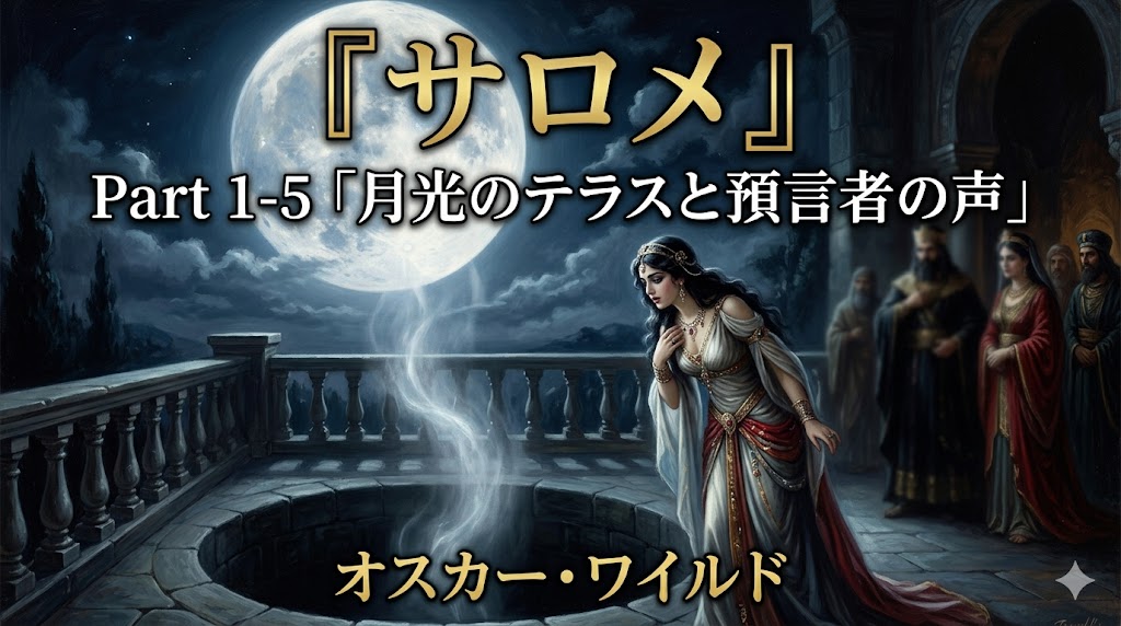 『サロメ』Part 1-5「月光のテラスと預言者の声」オスカー・ワイルド