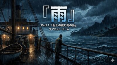 『雨』Part 1「船上の夜と南の島」サマセット・モーム