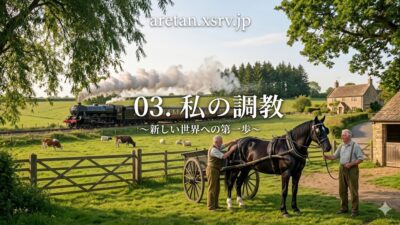 『黒馬物語』アンナ・シュウエル　3.僕の調教
